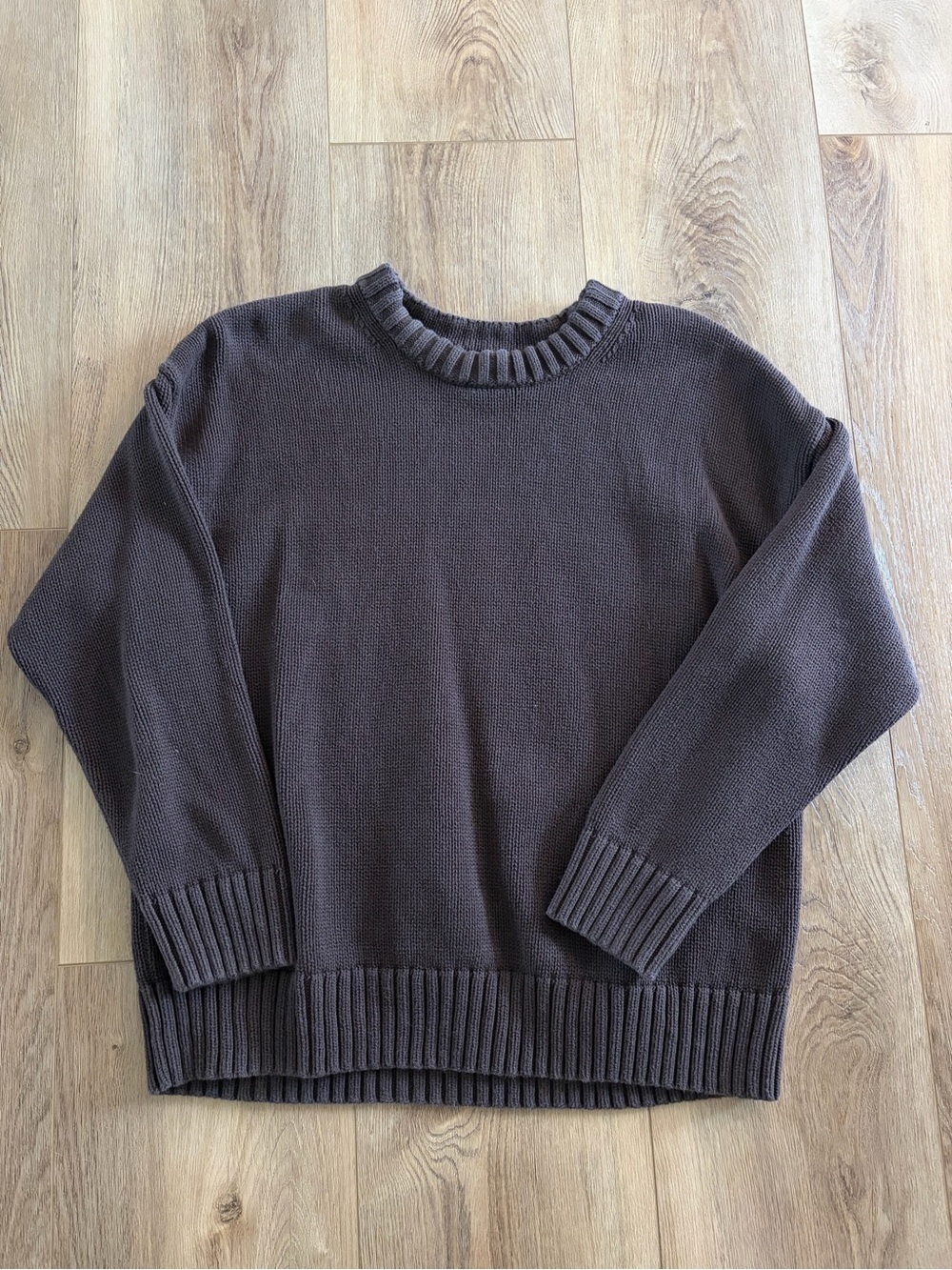 GAP Cotton Oversized Crewneck Sweater